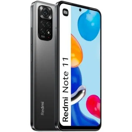 Xiaomi MZB0ALYEU Smartphone Redmi Note 11 NFC 6GB/128GB 6.43" AMOLED 90Hz Snapdragon 680 50MP 5000mAh Gris Grafito
