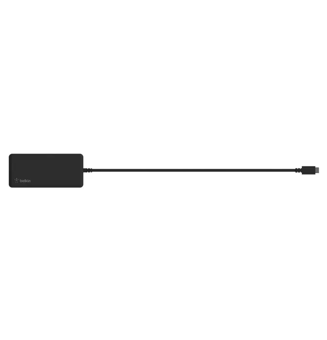 Belkin INC008btBK Adaptador Multipuerto USB-C 5 en 1 con Puerto HDMI 4K 60Hz, Gigabit Ethernet, 2x USB-A 3.1, USB-C, USB Power Delivery 86W