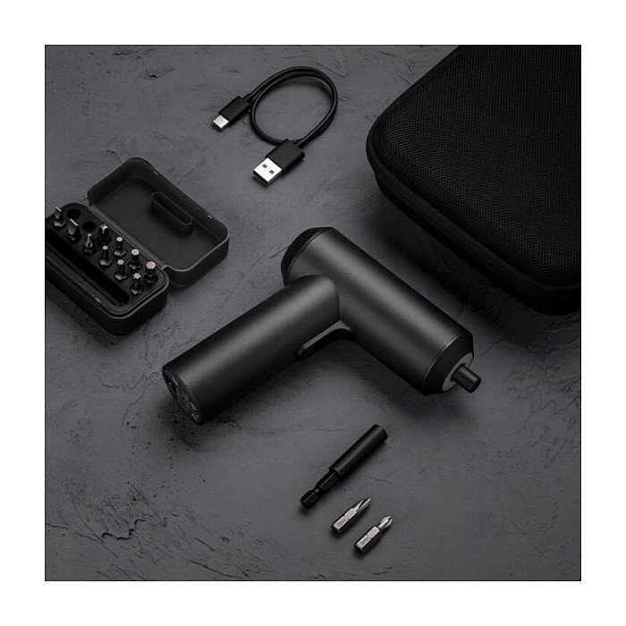 Xiaomi Mi Cordless Screwdriver Gris con 12 Puntas de Precisión