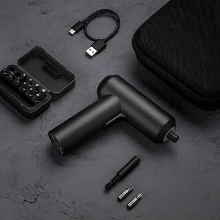 Xiaomi Destornillador Inalámbrico MJDDLSD001QW con 12 Puntas de Precisión S2 y Anillo de Luz LED