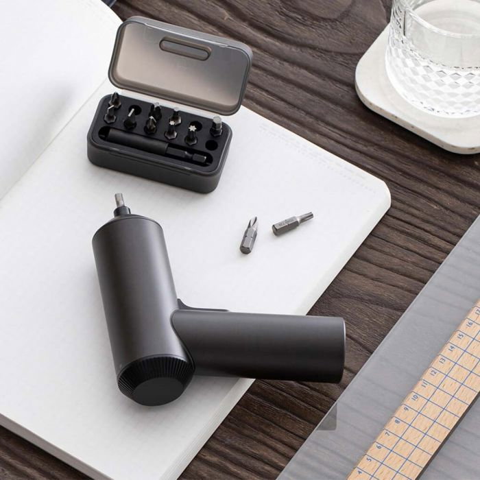 Xiaomi Mi Cordless Screwdriver Gris con 12 Puntas de Precisión
