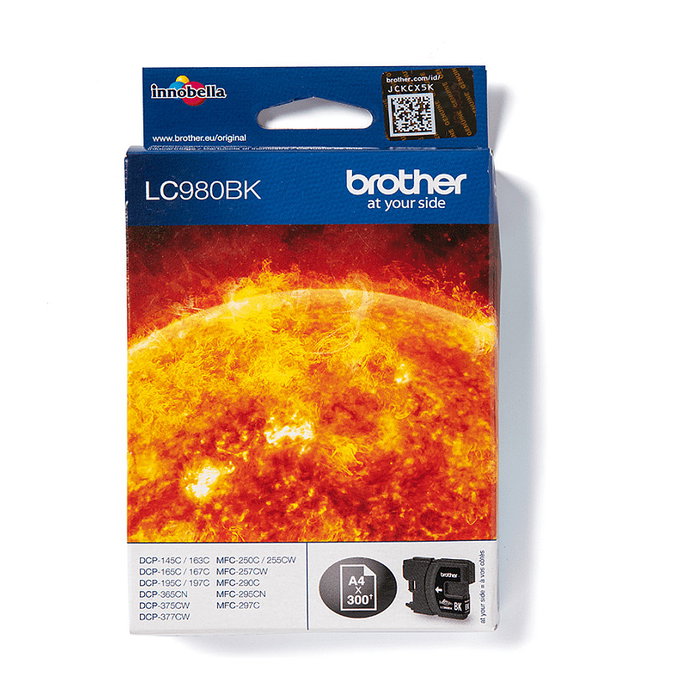 Brother LC980BK Cartucho de tinta negro Brother LC980BK Cartucho de tinta negro