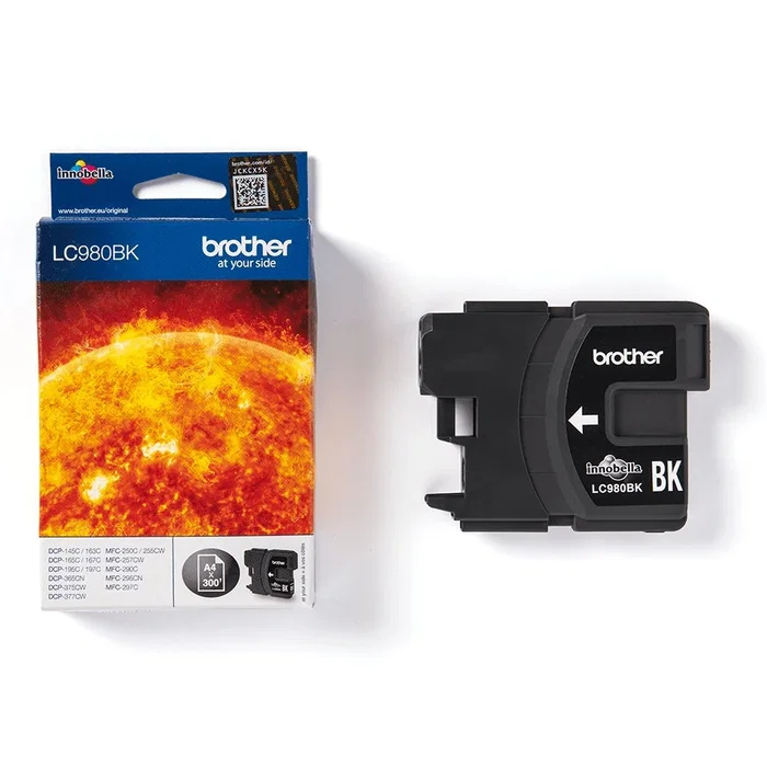 Brother Cartucho de Tinta Negro LC980BK Original