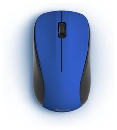 Ratón Inalámbrico Óptico Hama MW-300 V2 Azul Negro 1200 DPI (1 unidad)