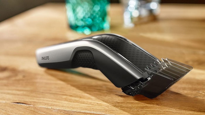 Philips HC5650/15 Cortapelos Serie 5000, Negro y Plata