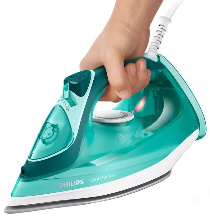 Philips Plancha de vapor serie 3000 DST3030/70 verde-blanco
