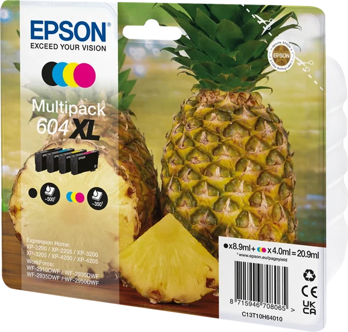 Epson Multipack 604XL (C13T10H64010) Cuatricolor
