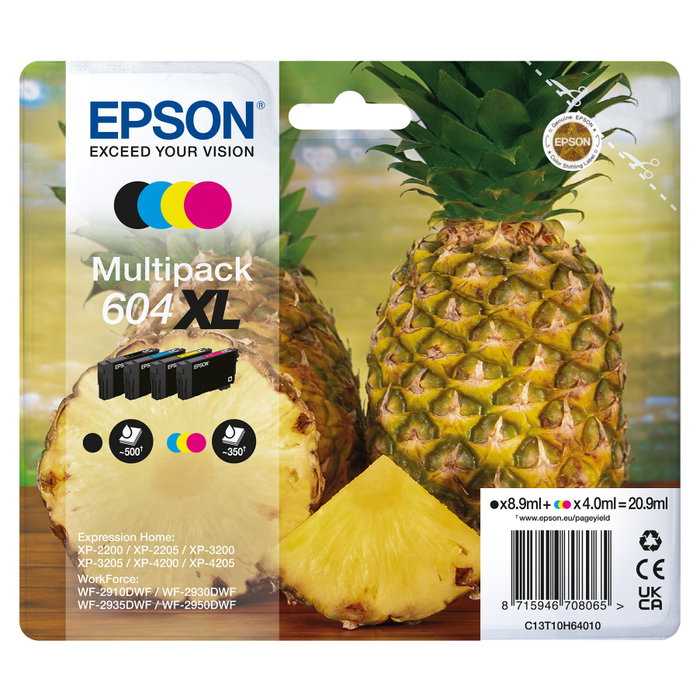 Epson Multipack 604XL (C13T10H64010) Cuatricolor