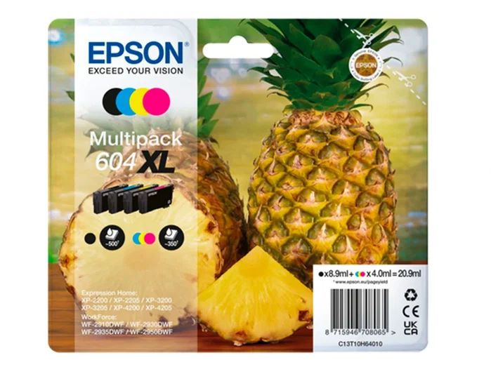 Epson Multipack 604XL (C13T10H64010) Cuatricolor