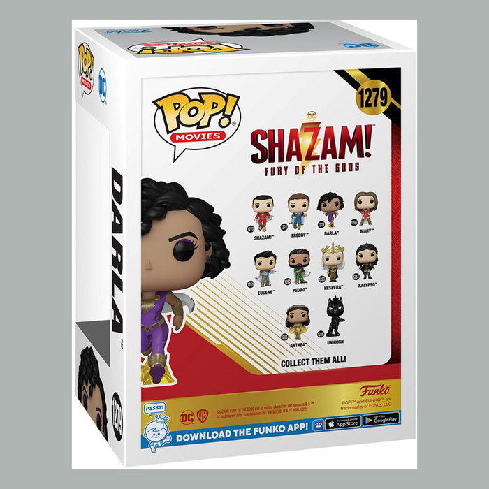 Funko Pop! #69122 Shazam! Película DC - Darla - Figura de Vinilo de 9 cm con Caja