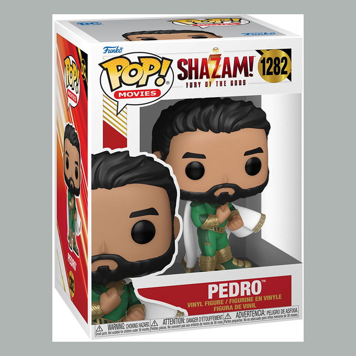 Funko 69129 Pop! Pedro - Shazam! - Película DC - Figura de Vinilo de 9 cm con Caja Original