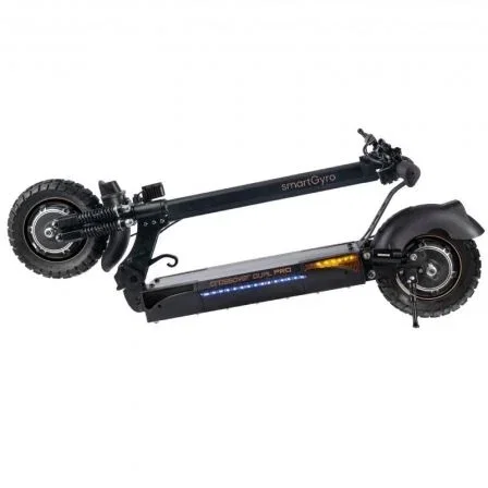 Patinete Eléctrico SmartGyro Crossover Dual Pro/ Motor 2400W/ Ruedas 10"/ 25km/h/ Autonomía 50km/ Negro