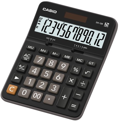 Casio DX-12B Calculadora de Sobremesa 12 Dígitos Negro