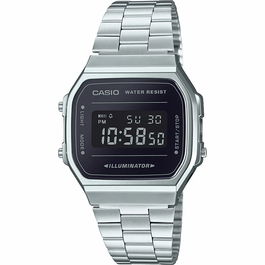 Reloj Hombre Casio Negro Plateado (Ø 36 mm)