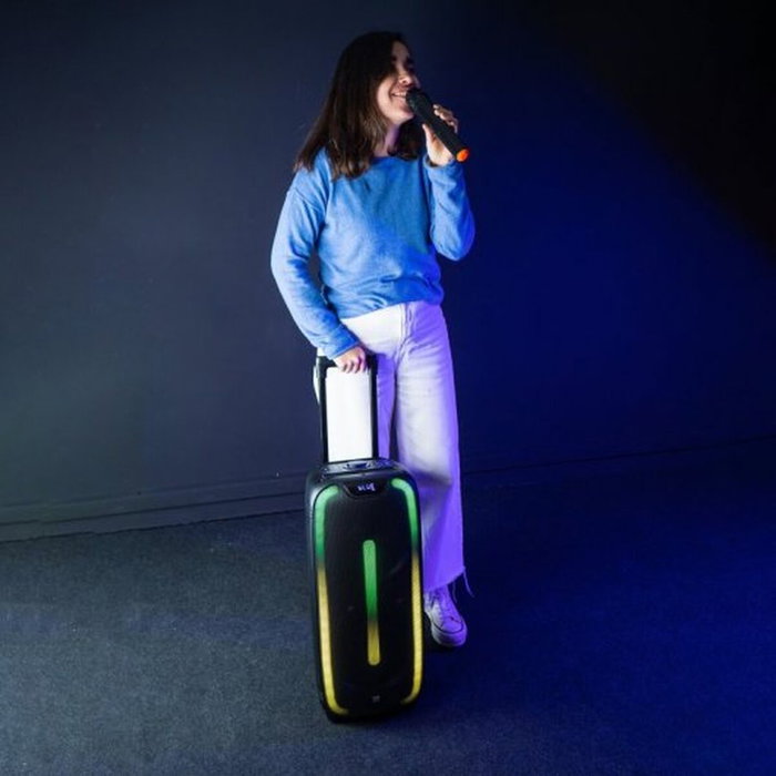 Woxter Rock'n'Roller ST Altavoz Trolley Bluetooth 100W con Micrófono Woxter Rock'n'Roller ST Altavoz Trolley Bluetooth 100W con Micrófono