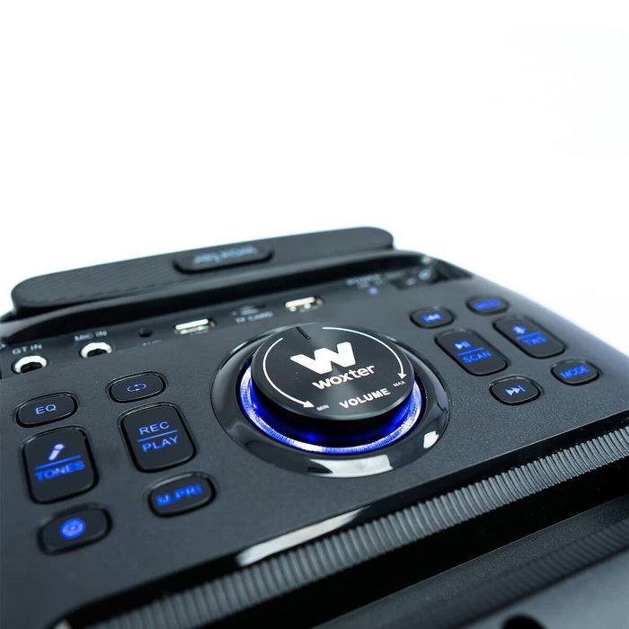 Woxter Rock'n'Roller ST Altavoz Trolley Bluetooth 100W con Micrófono Woxter Rock'n'Roller ST Altavoz Trolley Bluetooth 100W con Micrófono