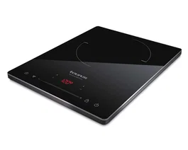 Taurus Placa de Inducción Darkfire 2000W 1 Zona, Encimera 29 cm, Negro, Control Táctil, Display LED, 8 Niveles de Potencia, Temporizador, Ø Zona Cocción 20 cm