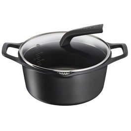 Cacerola Con Tapa Tefal E2494644 Negro Ø 24 cm
