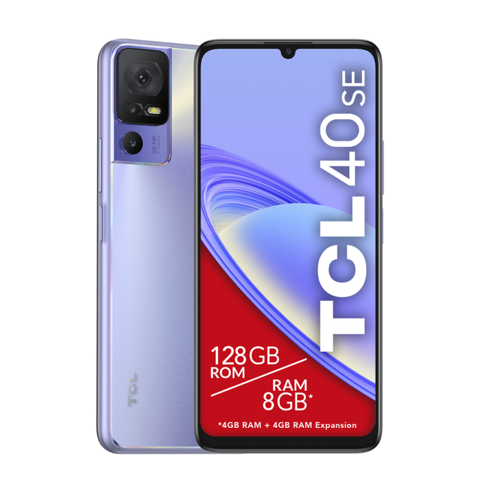 TCL 40 SE Smartphone 6.75'' 4GB 128GB Púrpura Crepuscular