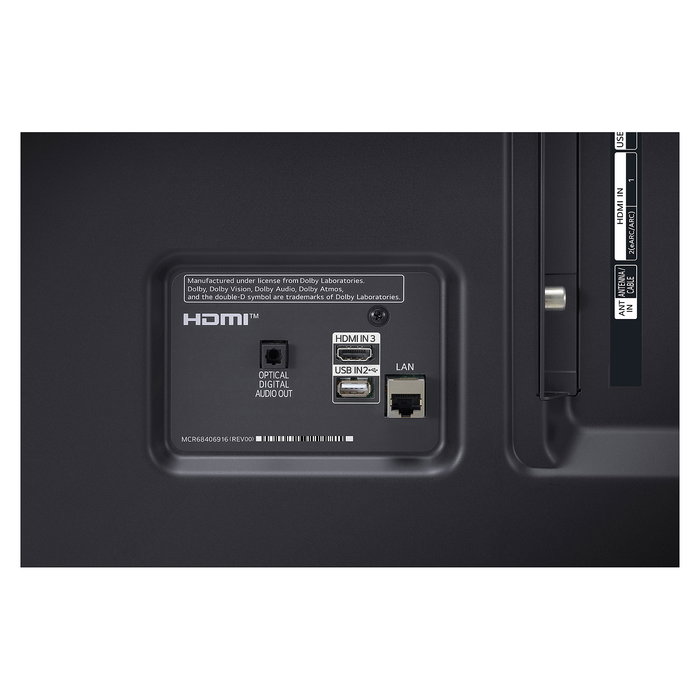 LG 75UR78006LK - Televisor 75" (190.5cm) Smart TV 4K UHD LED, WebOS 23, HDR10, Dolby Atmos, Wi-Fi, Bluetooth, 3x HDMI 2.1, Negro