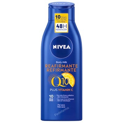 Nivea Body Milk Reafirmante Q10+ para Piel Seca 400 ml