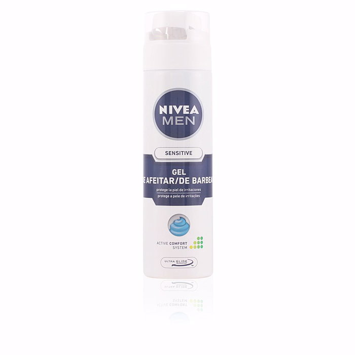 Nivea Men Sensitive Gel de Afeitar Anti-Irritaciones para Pieles Sensibles, Con Camomila, 200 ml