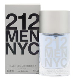 Carolina Herrera 212 Men Eau De Toilette 30ml Vaporizador