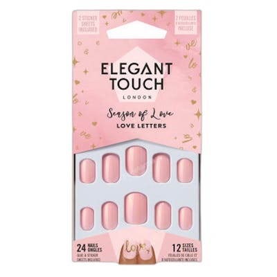 Elegant Touch LUXE LOOKS Nails Squoval Love Letters Edición Limitada