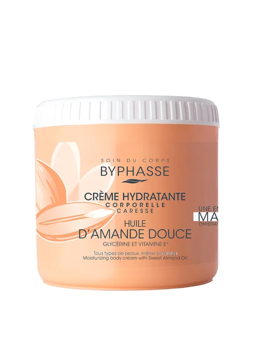Byphasse Crema Hidratante Corporal Almendra Dulce 500 ml