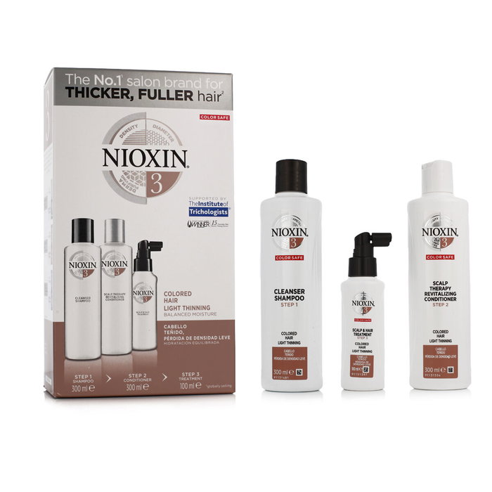 Set de Peluquería Nioxin System 3 XXL 3 Piezas Set de Peluquería Nioxin System 3 XXL 3 Piezas