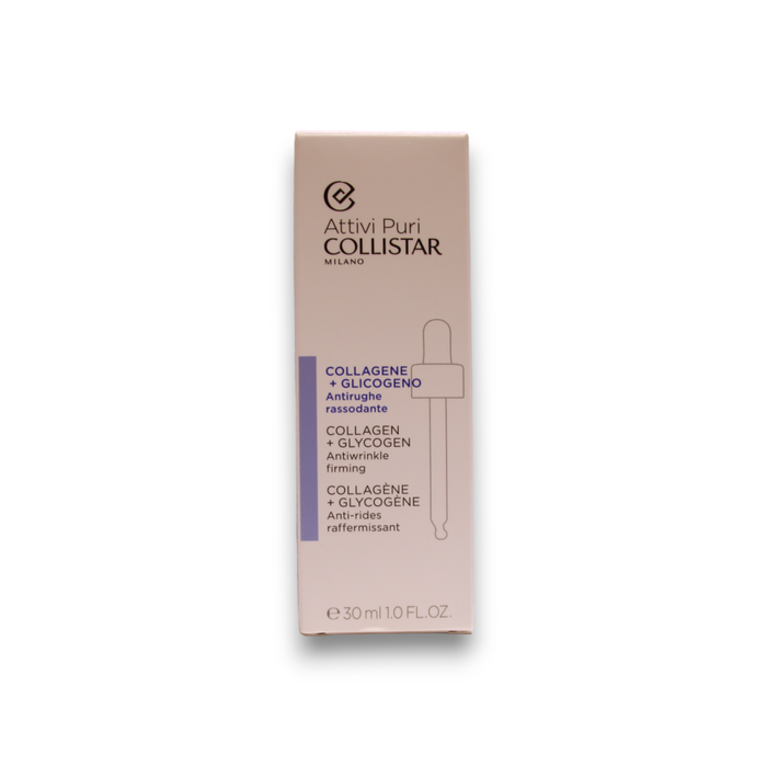 Collistar ATTIVI PURI Tratamiento Facial en Gotas - Colágeno Vegetal + Glicógeno 30 ml - Crema Antiarrugas Reafirmante e Hidratante Anti-Edad