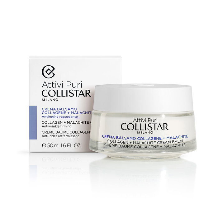 Collistar Crema Bálsamo Colágeno + Malaquita Tratamiento Facial Reafirmante Antiarrugas Antiedad 50 ml