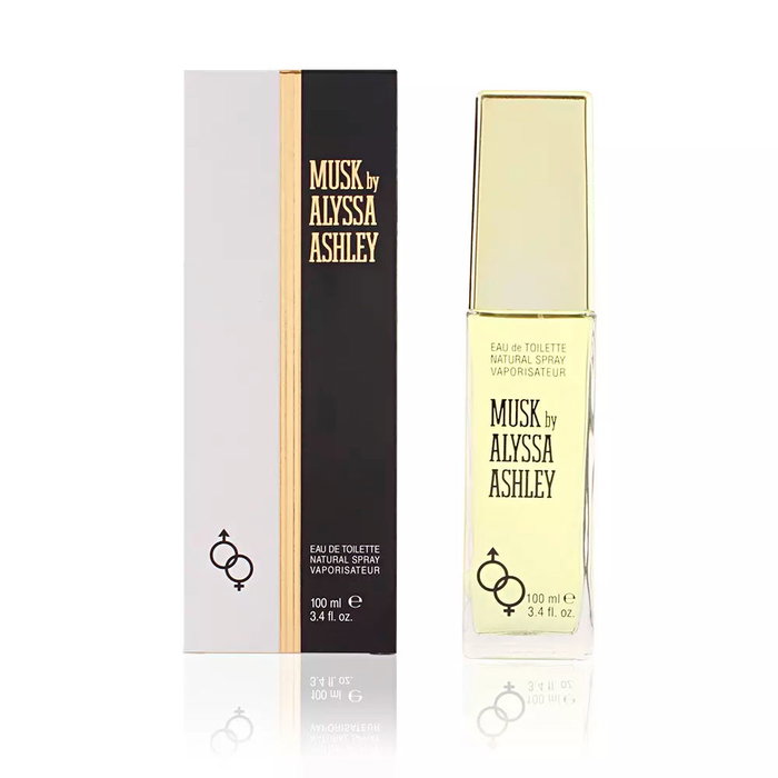 Alyssa Ashley Musk Eau de Toilette Vaporizador Unisex 100 ml - Fragancia Floral y Amaderada