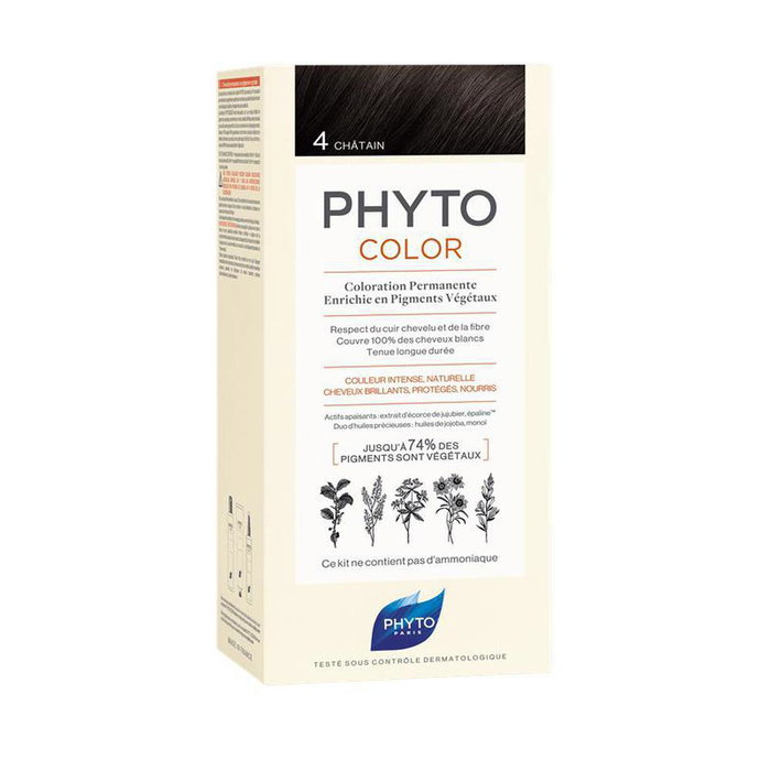 Phyto Phytocolor 4-castaño Tinte Permanente Phyto Phytocolor 4-castaño Tinte Permanente