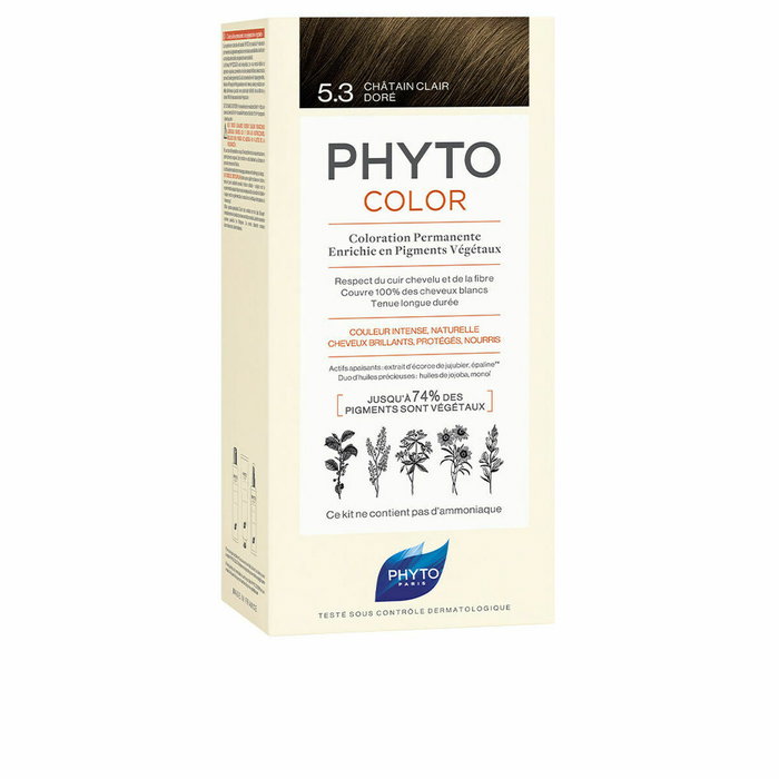Phyto Phytocolor 5.3 Castaño Claro Dorado Phyto Phytocolor 5.3 Castaño Claro Dorado
