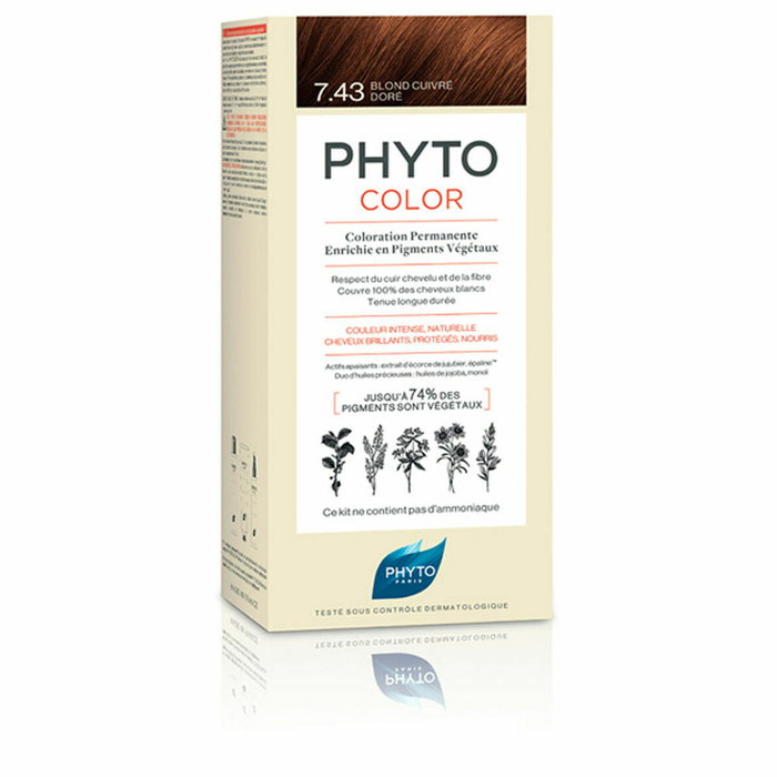 Phyto PHYTOCOLOR 7.43 Rubio Dorado Cobrizo