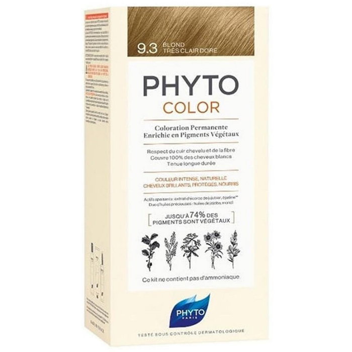 Phyto PHYTOCOLOR 9.3 Rubio Dorado Muy Claro