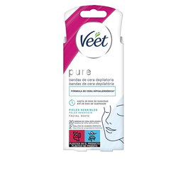 Veet Bandas de Cera Depilatoria Facial Piel Sensible 20 Unidades
