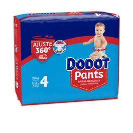 Dodot Pants Pañal-Braguita Talla 4 (9-15 kg) 33 Unidades