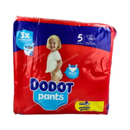 Dodot Pants Pañal-Braguita Talla 5, 12-17 kg, 30 unidades