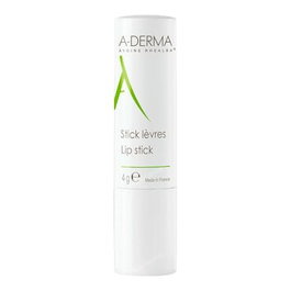 A-Derma Stick Labial Bálsamo Hidratante, Calmante y Reparador 4 g - Para Labios Secos, Irritados y Sensibles - Con Manteca de Karité y Avena Rhealba®