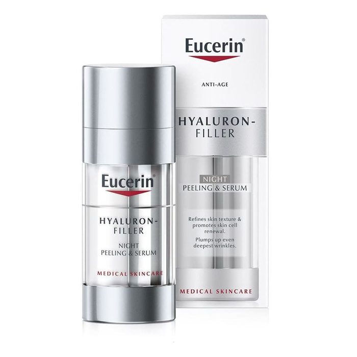 Eucerin Hyaluron Filler Night Peeling & Serum 50 mL Eucerin Hyaluron Filler Night Peeling & Serum 50 mL