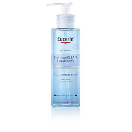 Eucerin DERMATOCLEAN gel limpiador 200 ml, Limpiador facial para todo tipo de pieles