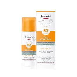 Eucerin Crema Solar Facial Oil Control Toque Seco SPF50 200 ml