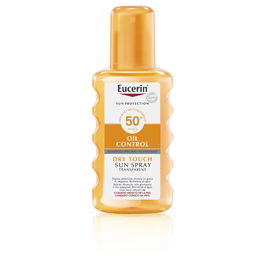 Eucerin SUN PROTECTION oil dry touch transparent spray SPF50+ Protector Solar Corporal 200 ml