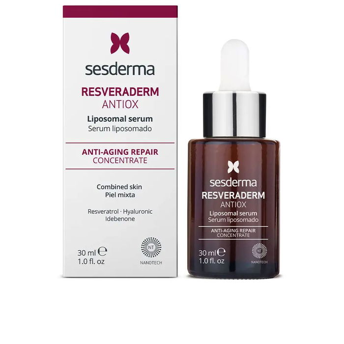 Sesderma RESVERADERM Sérum Facial Antioxidante Rejuvenecedor con Resveratrol, 30 ml