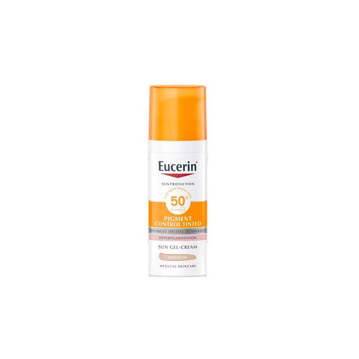Eucerin Sun Protection Oil Dry Touch Gel-Crema Color SPF50+ Medium Eucerin Sun Protection Oil Dry Touch Gel-Crema Color SPF50+ Medium