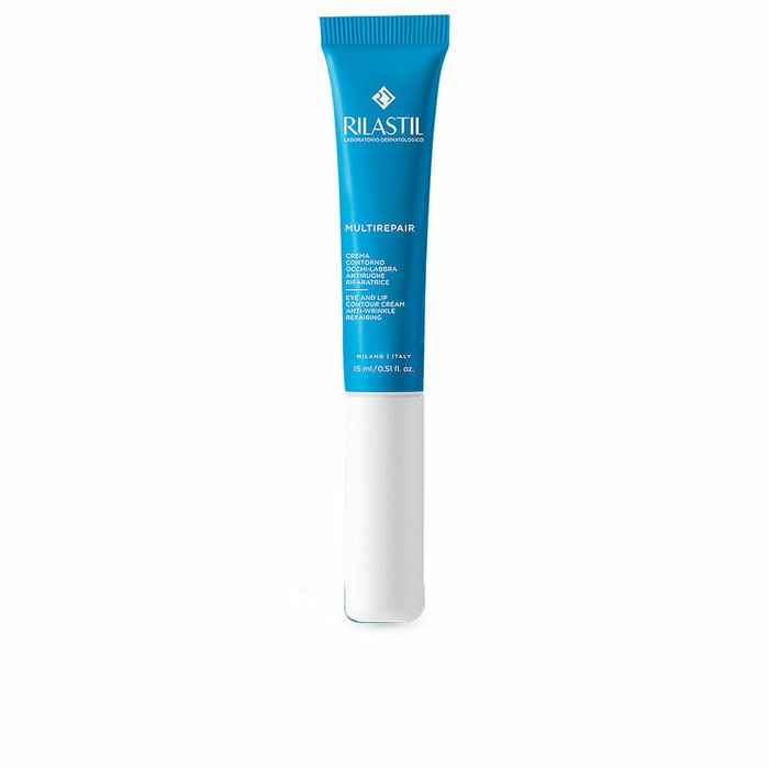 Crema Antiedad para el Contorno de Ojos y Labios Rilastil Multirepair 15 ml Crema Antiedad para el Contorno de Ojos y Labios Rilastil Multirepair 15 ml