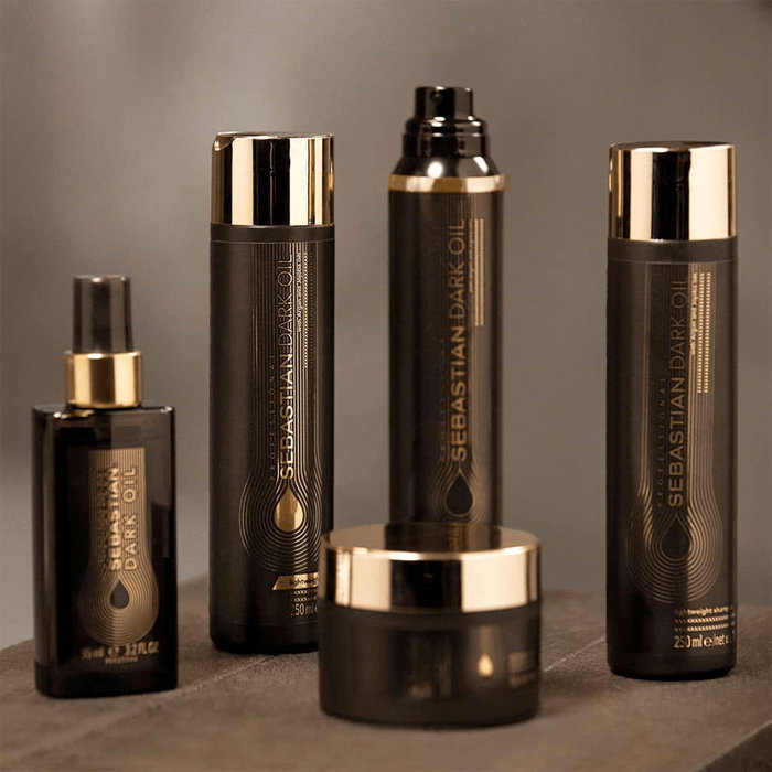 SEBASTIAN PROFESSIONALS DARK OIL Champú Ligero Hidrata y Suaviza 250 ml Todo Tipo de Cabello