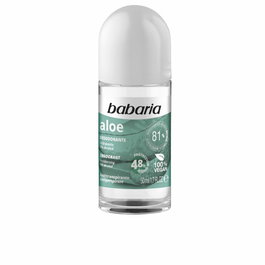 Babaria Desodorante Roll-On Aloe Vera Original 50 ml - Protección 24h, Antitranspirante, Sin Alcohol ni Parabenos